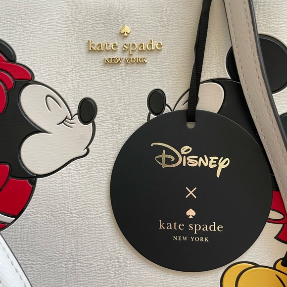 New with tags Kate Spade mini tote Disney Minnie Mickey Mouse - Picture 5 of 13